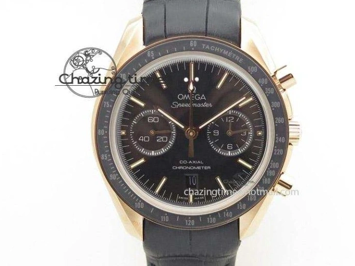 0412 Planet Ocean Master Chronometer Chrono SS OM 1:1 Best Edition Gray Dial On SS Bracelet A Reliable 8180